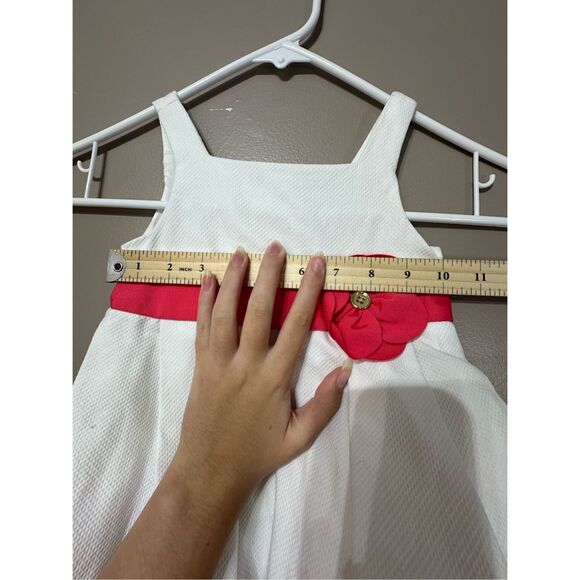 NWOT Janie & Jack Elephant Pique Empire Waist Baby Girl  Dress 12-18 Months - Picture 8 of 12